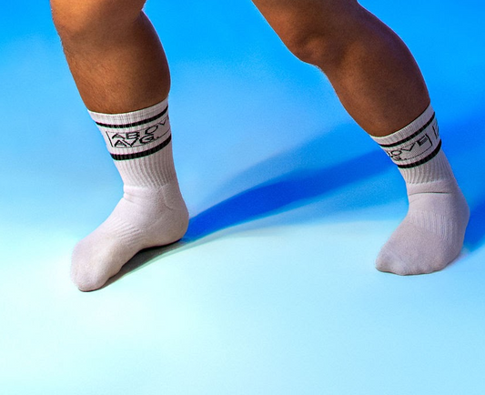White Crew Socks